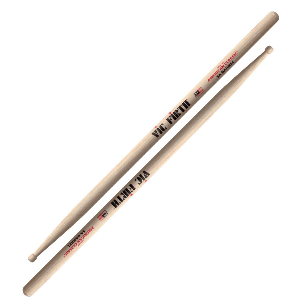 Vic Firth 5ABRL  American Classic 5A Barrel Black Wood Tip